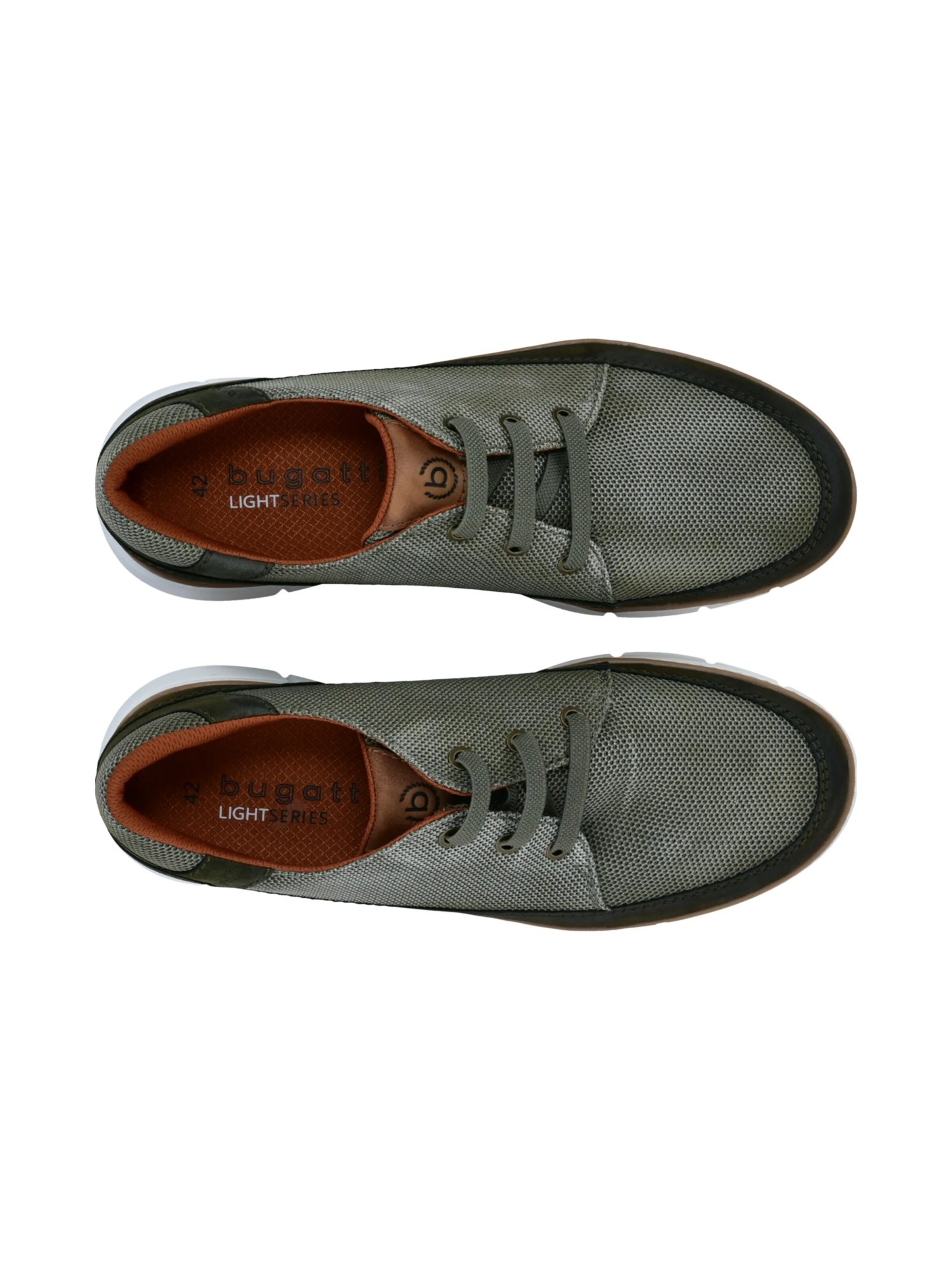 Baskets basses bugatti en vert