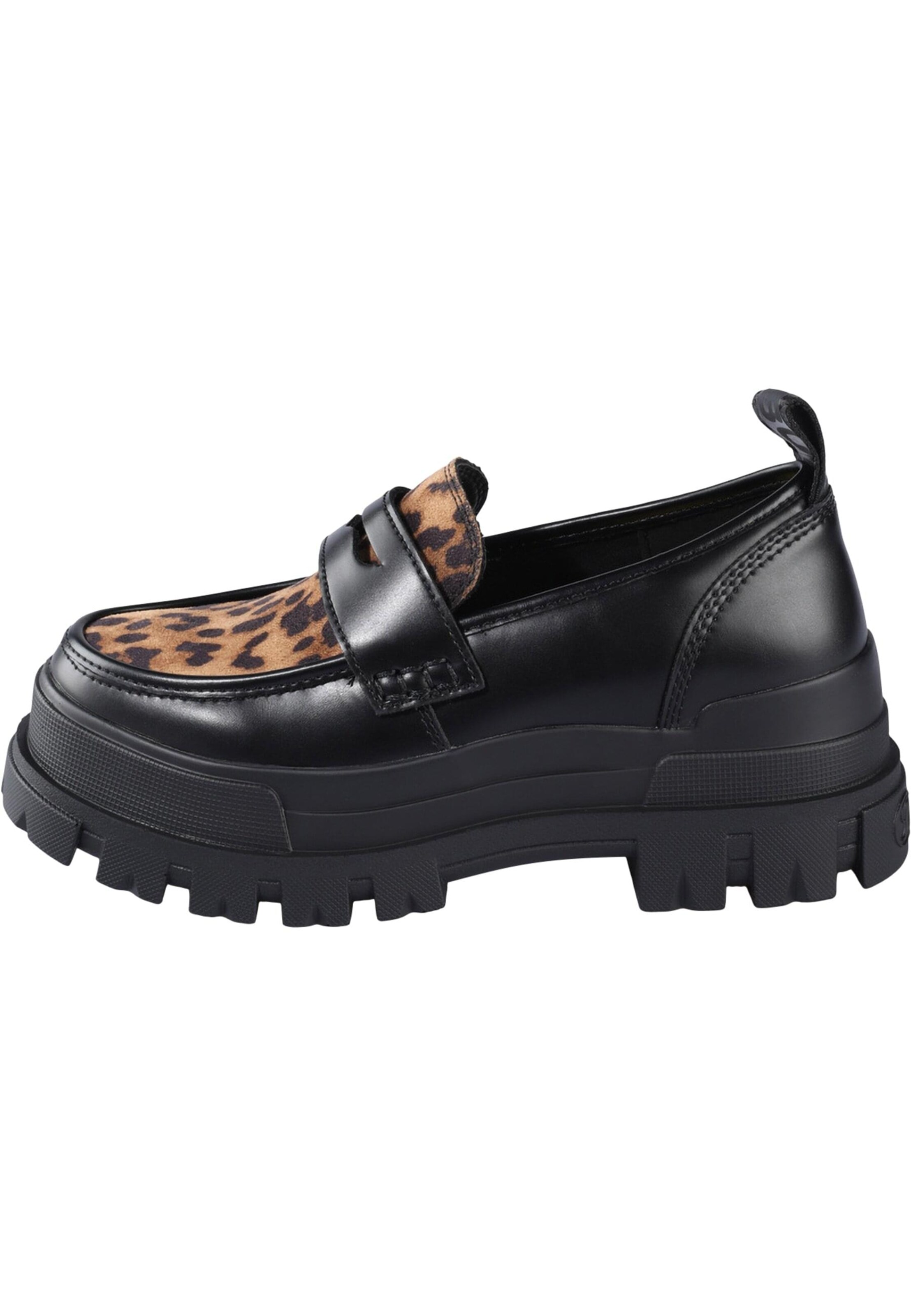 BUFFALO - Sapato Slip-on 'Aspha' em castanho: frente
