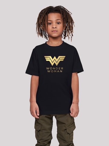 F4NT4STIC Shirt 'DC Comics Wonder Woman 84' in Zwart: voorkant