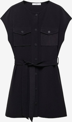 Robe 'Gala' MANGO en noir : devant