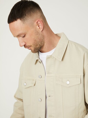 DAN FOX APPAREL Between-season jacket 'Hanno' in Beige