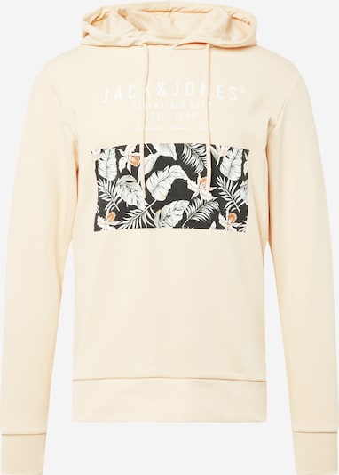 JACK & JONES Sweatshirt 'CHILL' in orange / apricot / schwarz / weiß, Produktansicht