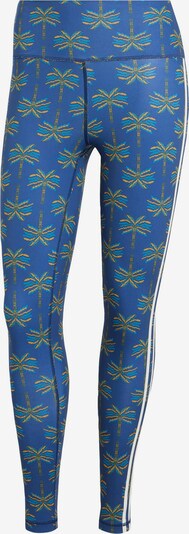 ADIDAS PERFORMANCE Pantalon de sport 'Adidas x Farm Rio' en bleu / orange / blanc, Vue avec produit