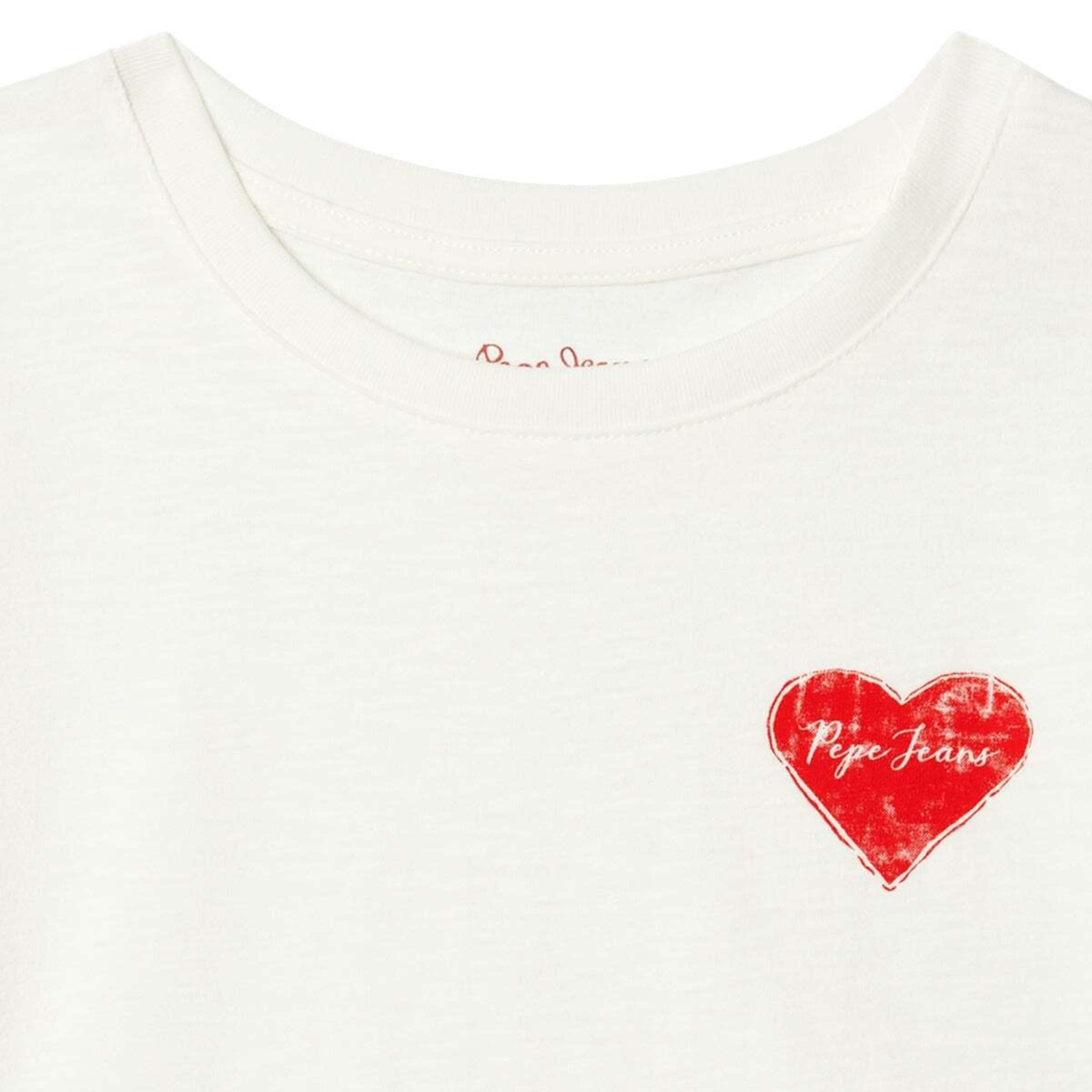 T-shirt 'Ludmilla' Pepe Jeans en blanc