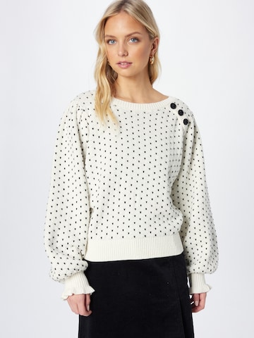 Fabienne Chapot Pullover 'Love' in Weiß: predná strana