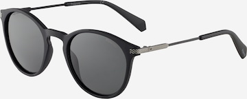 melns Polaroid Saulesbrilles: no priekšpuses