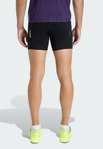 Skinny Pantalon de sport 'Adizero' ADIDAS PERFORMANCE en noir