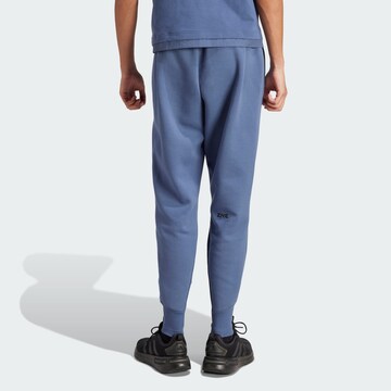 ADIDAS SPORTSWEAR Tapered Sports trousers 'Z.N.E. Premium' in Blue