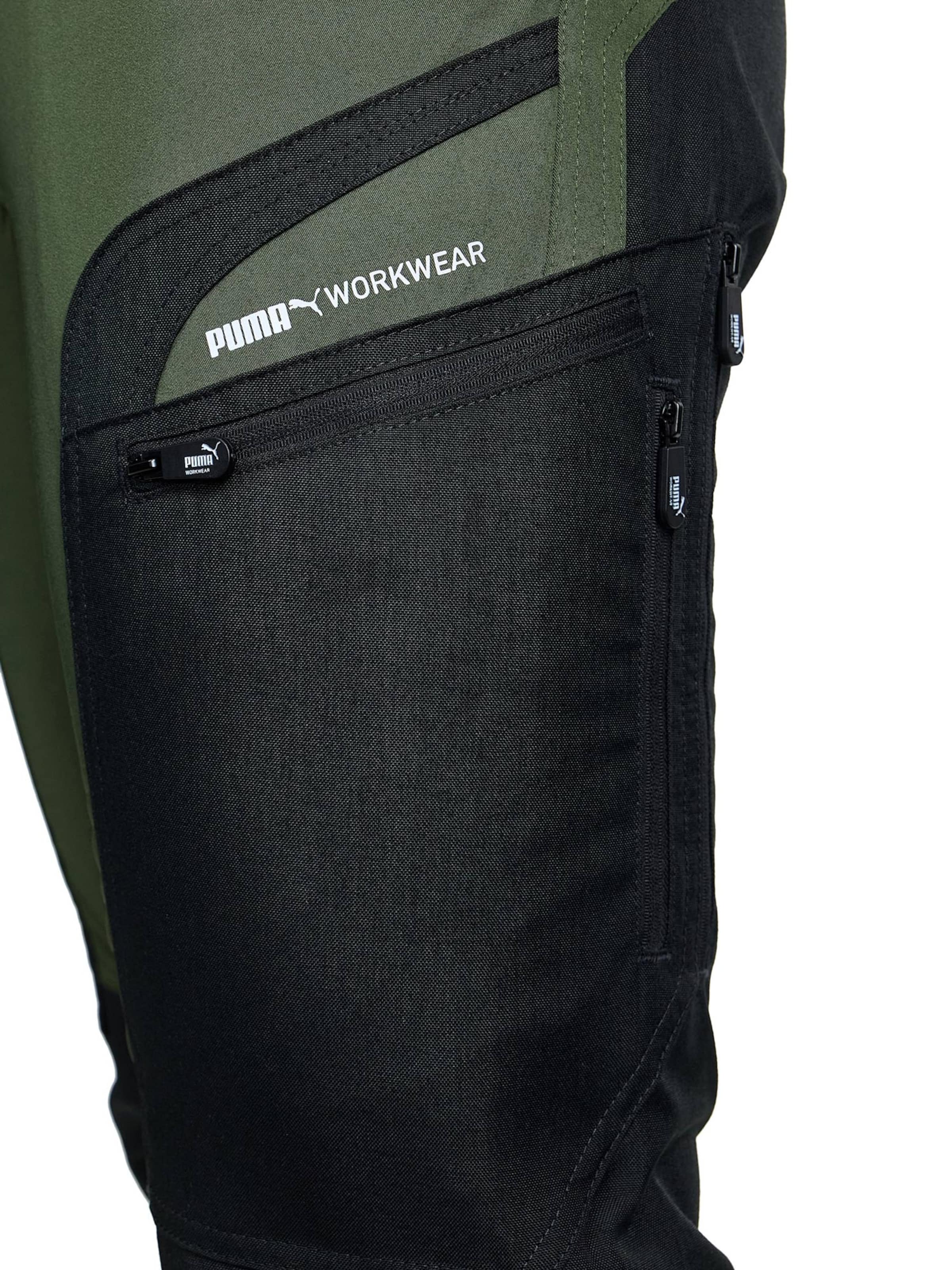 PUMA Workwear Regular Outdoor Pants 'ProOne' in Green