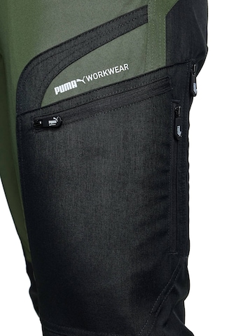 PUMA Workwear Regular Outdoor Pants 'ProOne' in Green
