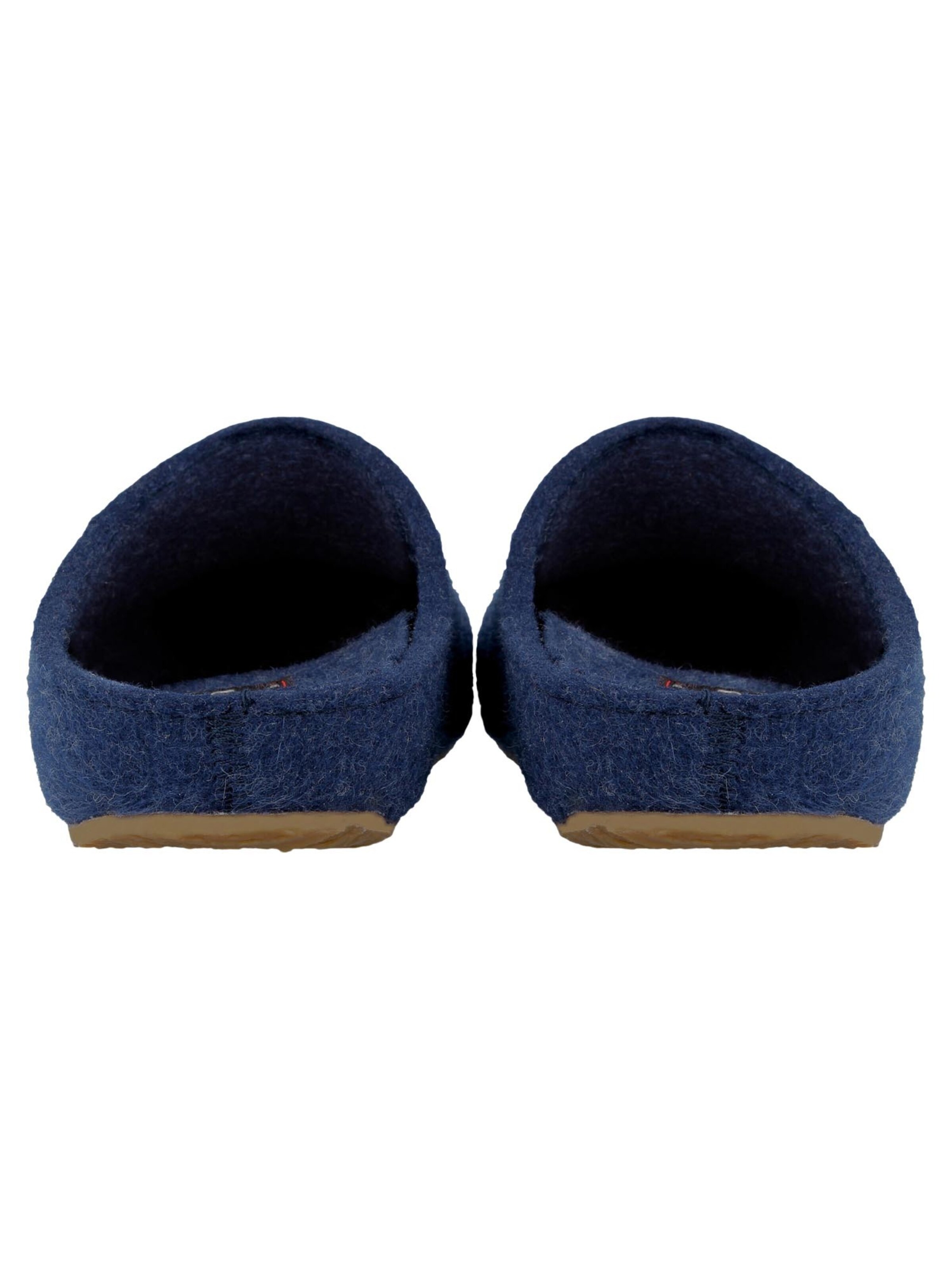 HAFLINGER Hausschuh 'Grizzly Michl'‌‌ in Blau