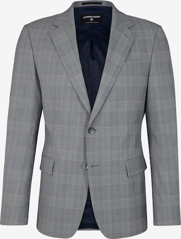 STRELLSON Slim fit Suit Jacket 'Caidan' in Grey: front