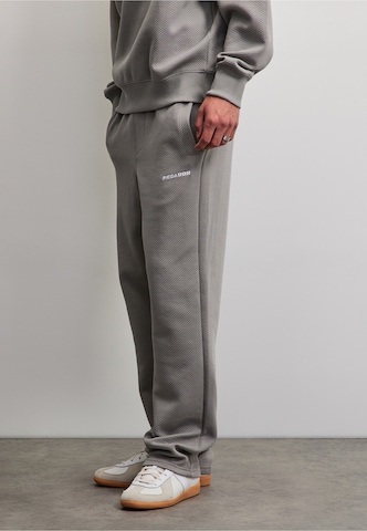 Pegador Wide leg Broek 'Jawed' in Grijs