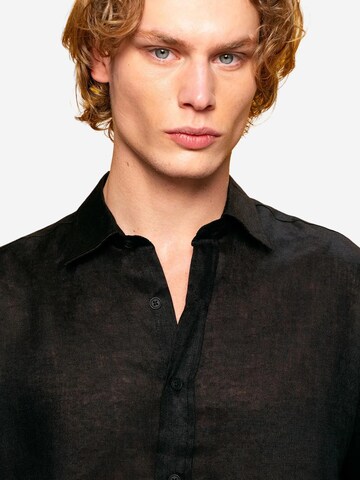 Giesto - Comfort Fit Camisa em preto