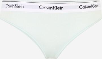 Calvin Klein Underwear PlusTanga gaćice - zelena boja: prednji dio