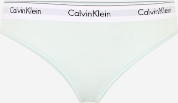 Calvin Klein Underwear Plus Thong in Green: front