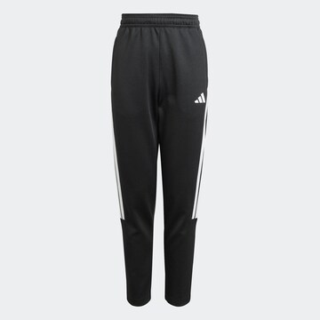 ADIDAS SPORTSWEAR Regular Workout Pants in Black: front