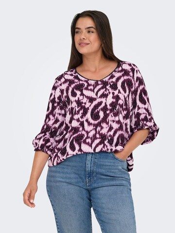 Camicia da donna 'CARTYLA' di ONLY Carmakoma in rosa: frontale