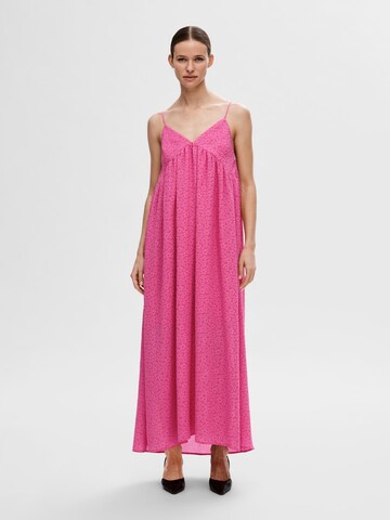 Robe SELECTED FEMME en rose : devant