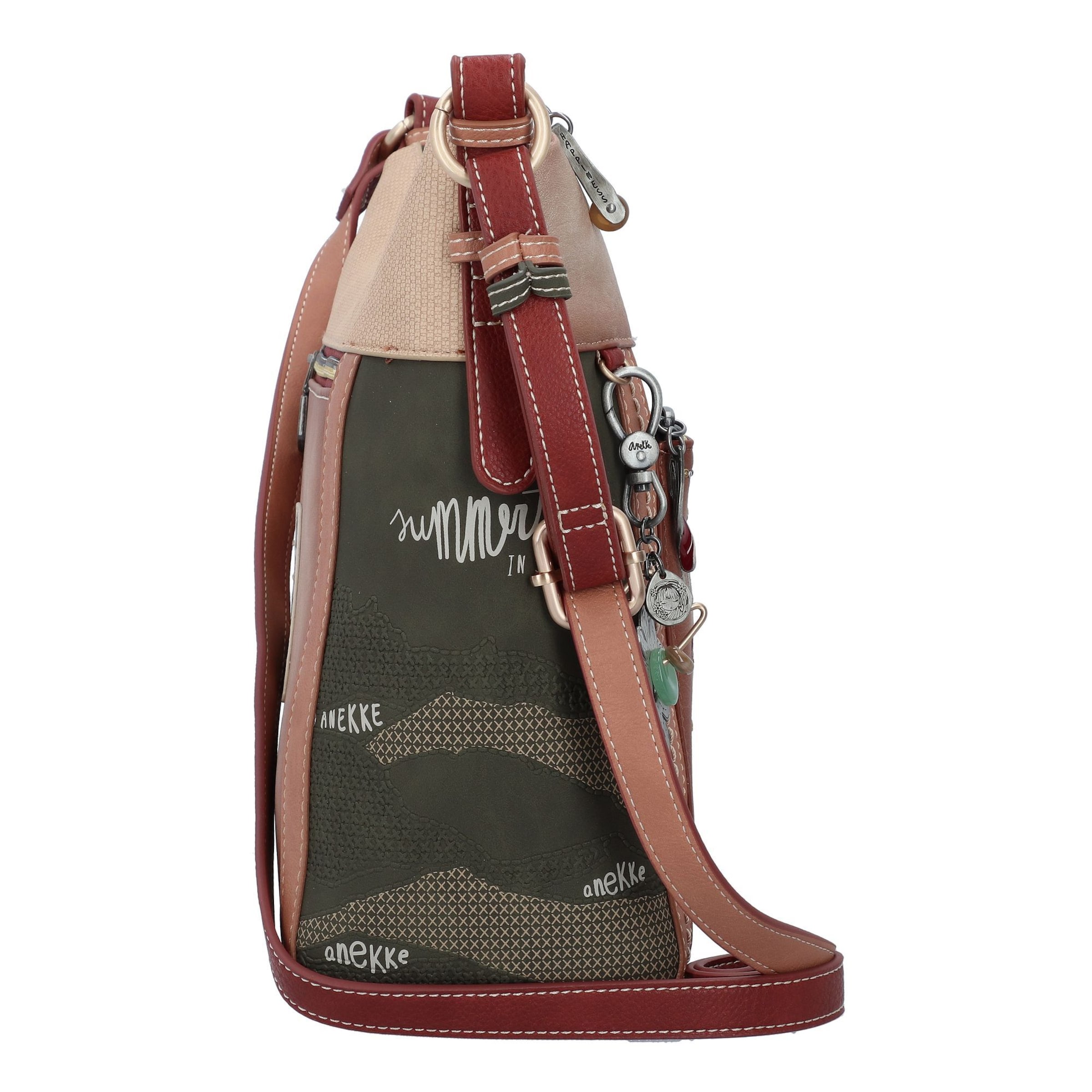 Anekke Umhängetasche 'Flower' in Beige