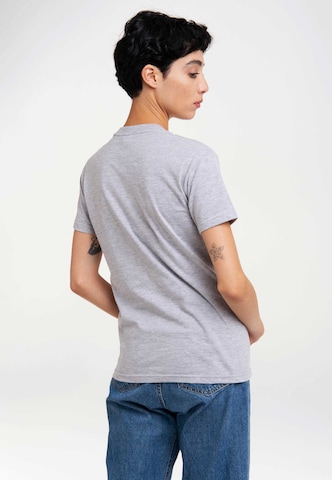 LOGOSHIRT T-Shirt 'Krümelmonster' in Grau