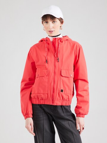 QS Between-season jacket in Red: front