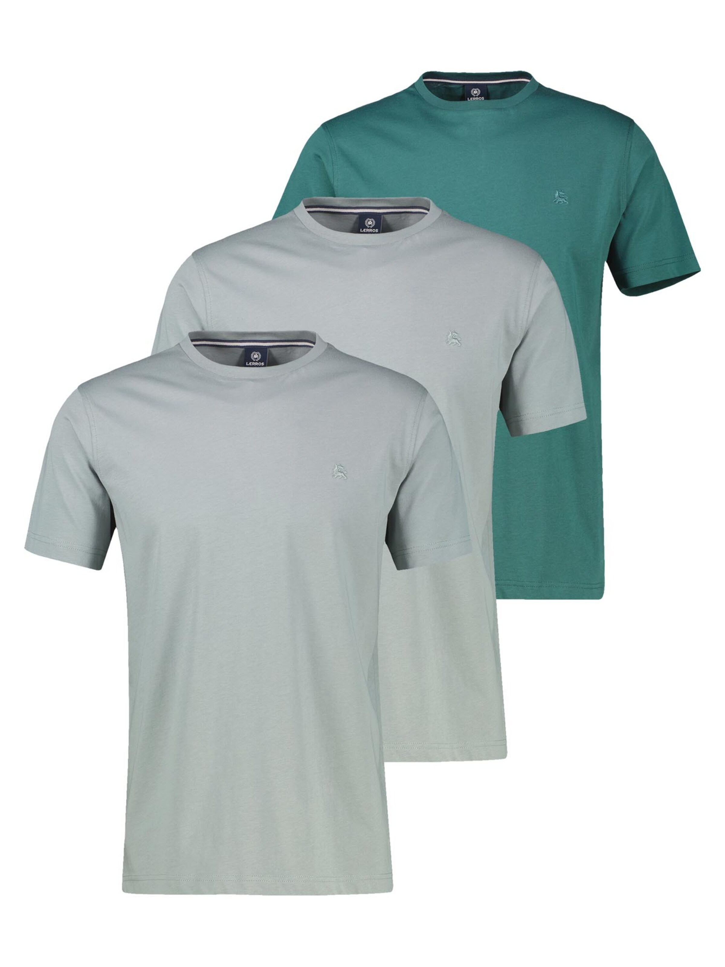 LERROS Shirt 'Basic'‌‌‌‌‌‌‌ in Grün: Vorderseite