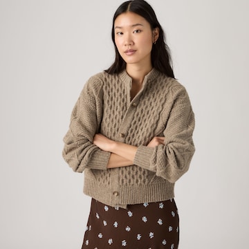 LEVI'S ® Cardigan 'CHARLOTTE' i brun: forside