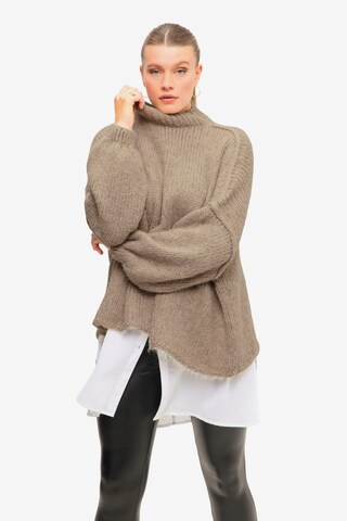 Studio Untold Sweater in Brown: front