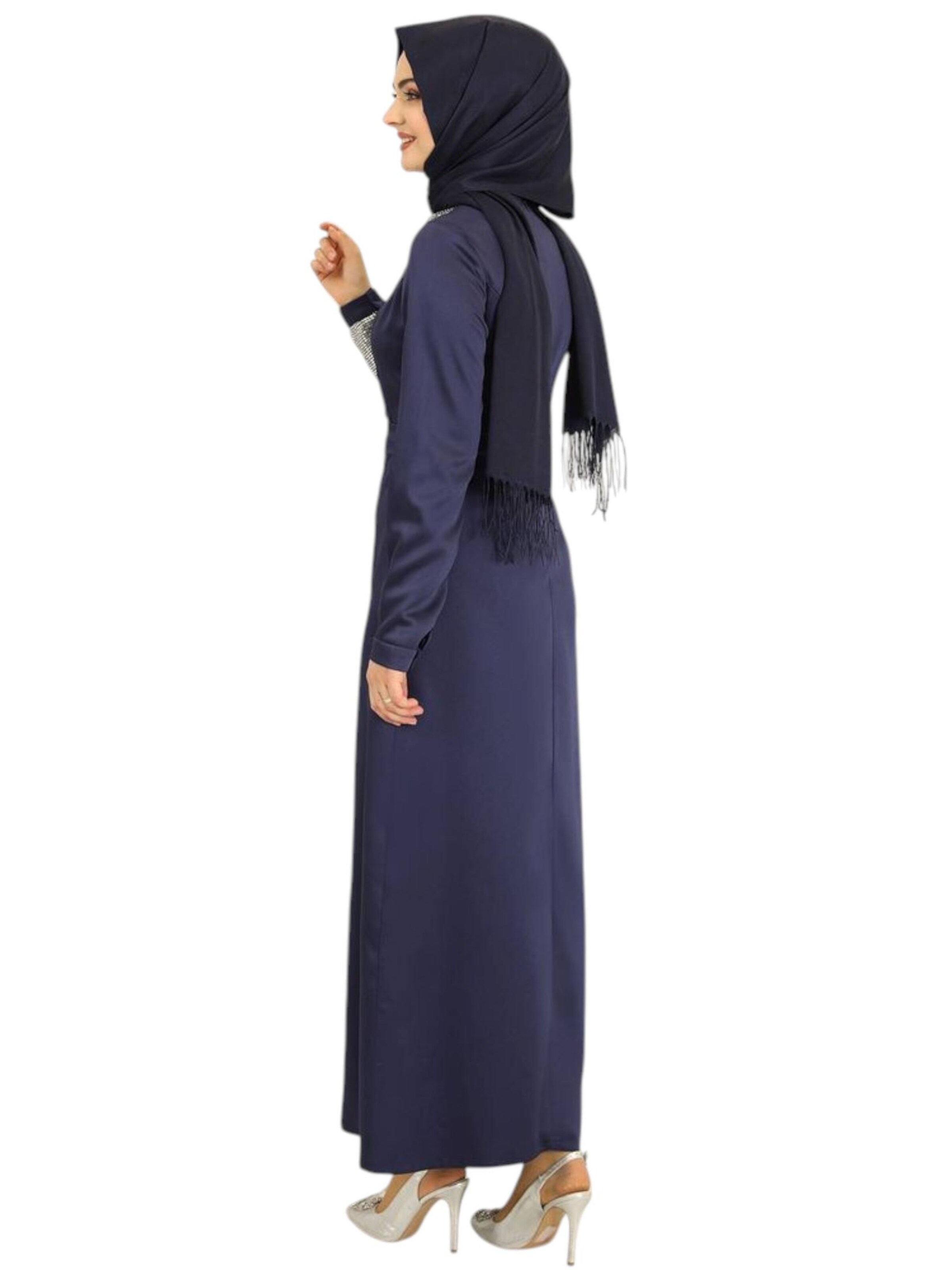 fashionshowcase Festkjole 'Firuze' i blå