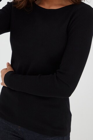 Pull-over 'SARA' PULZ Jeans en noir