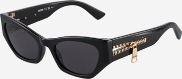 Lunettes de soleil MOSCHINO en noir : devant