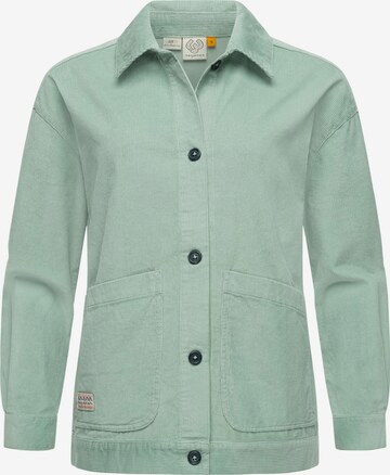 Ragwear Between-Season Jacket 'Ennea' in Green: front