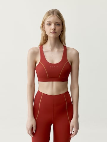 Born Bustier Sporttop 'Brone' in Rood: voorkant