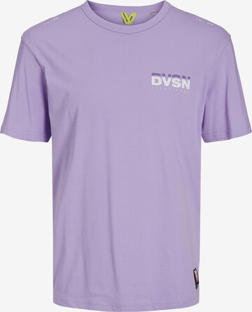 T-Shirt JACK & JONES en violet : devant