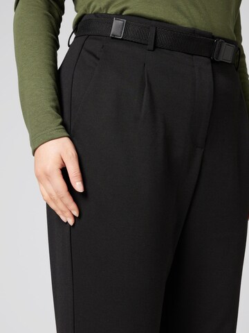 Guido Maria Kretschmer Curvy Regular Pleat-front trousers 'Laurine' in Black