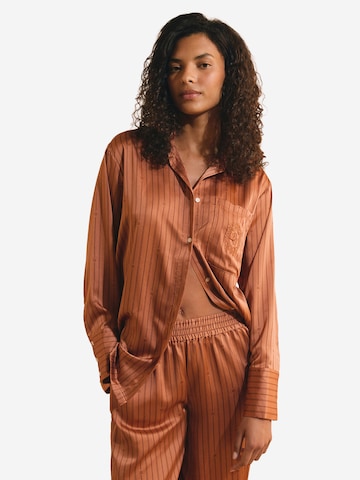Camicia da notte 'Rumi' di ETAM in marrone: frontale