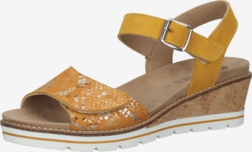 Bama Sandals in Yellow: front