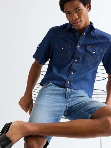 WRANGLER Regular Farkut 'Texas' värissä sininen