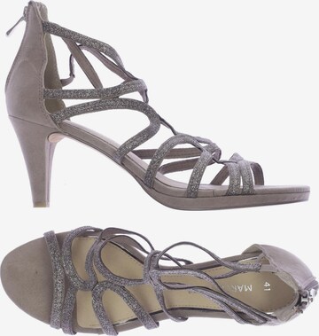 MARCO TOZZI Sandalen 41 in Grau: predná strana