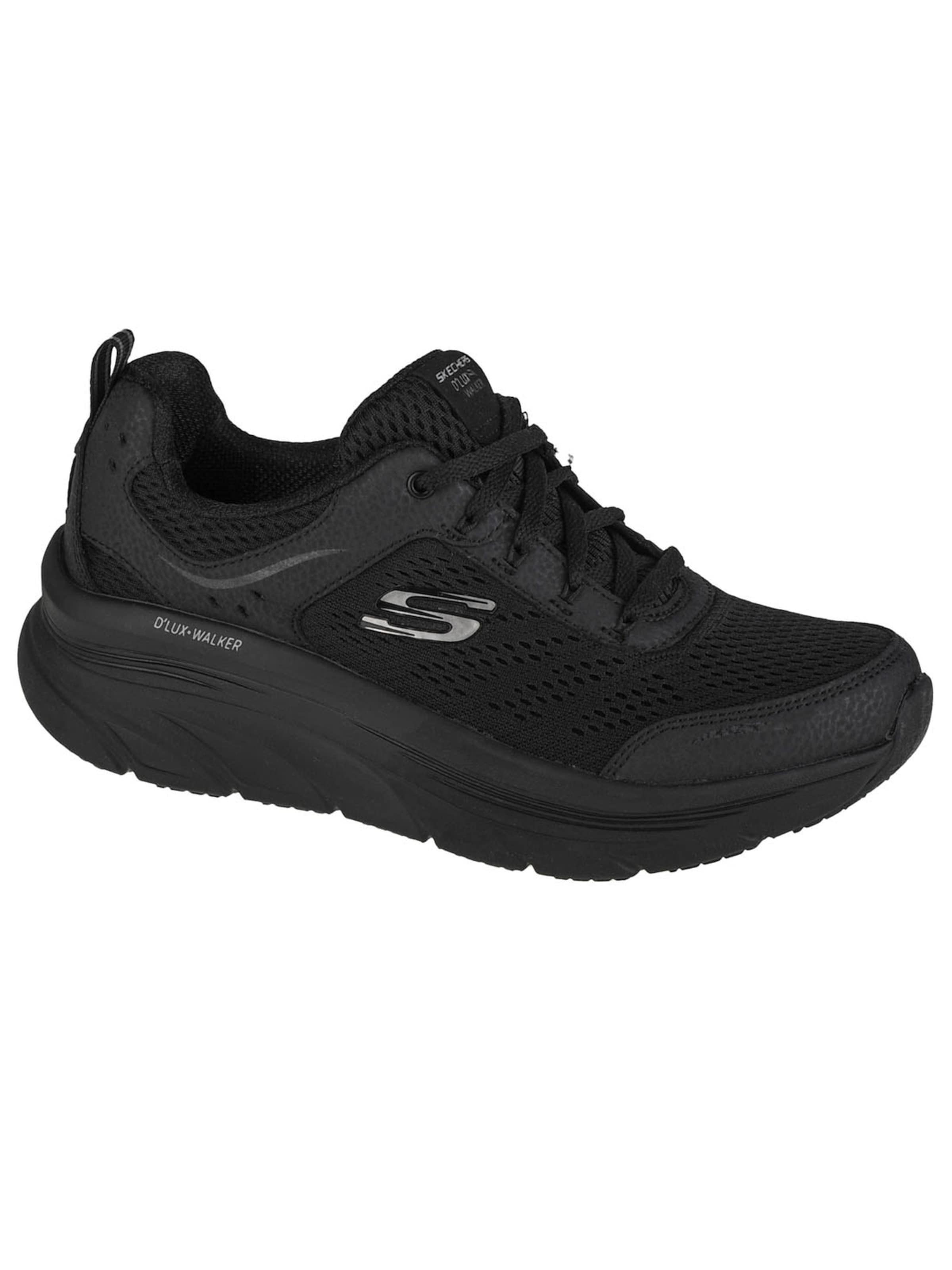 Baskets basses 'Skechers Relaxed Fit: D'Lux Walker - Infinite Motion' SKECHERS en noir : devant