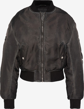 Manteau mi-saison Schott NYC en noir : devant