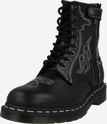 Bottines à lacets '1460 GA' Dr. Martens en noir : devant