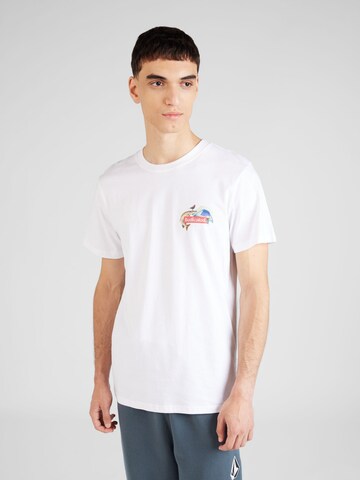 T-Shirt 'Stockholm Nature Collage' DEDICATED. en blanc : devant