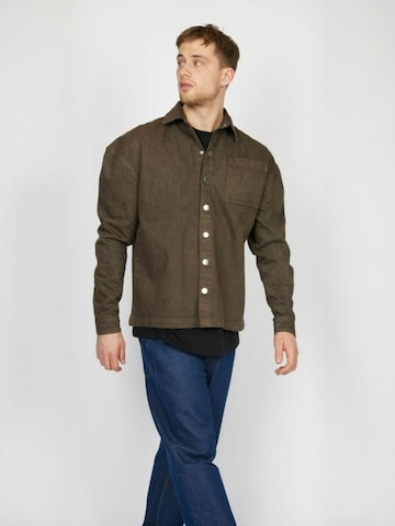 Denim Project - Ajuste regular Camisa ' DPColor ' en marrón