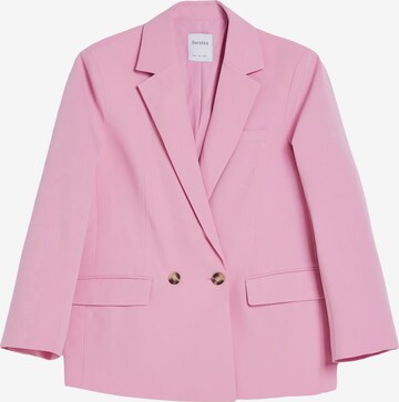 Bershka Blazer in Pink: front