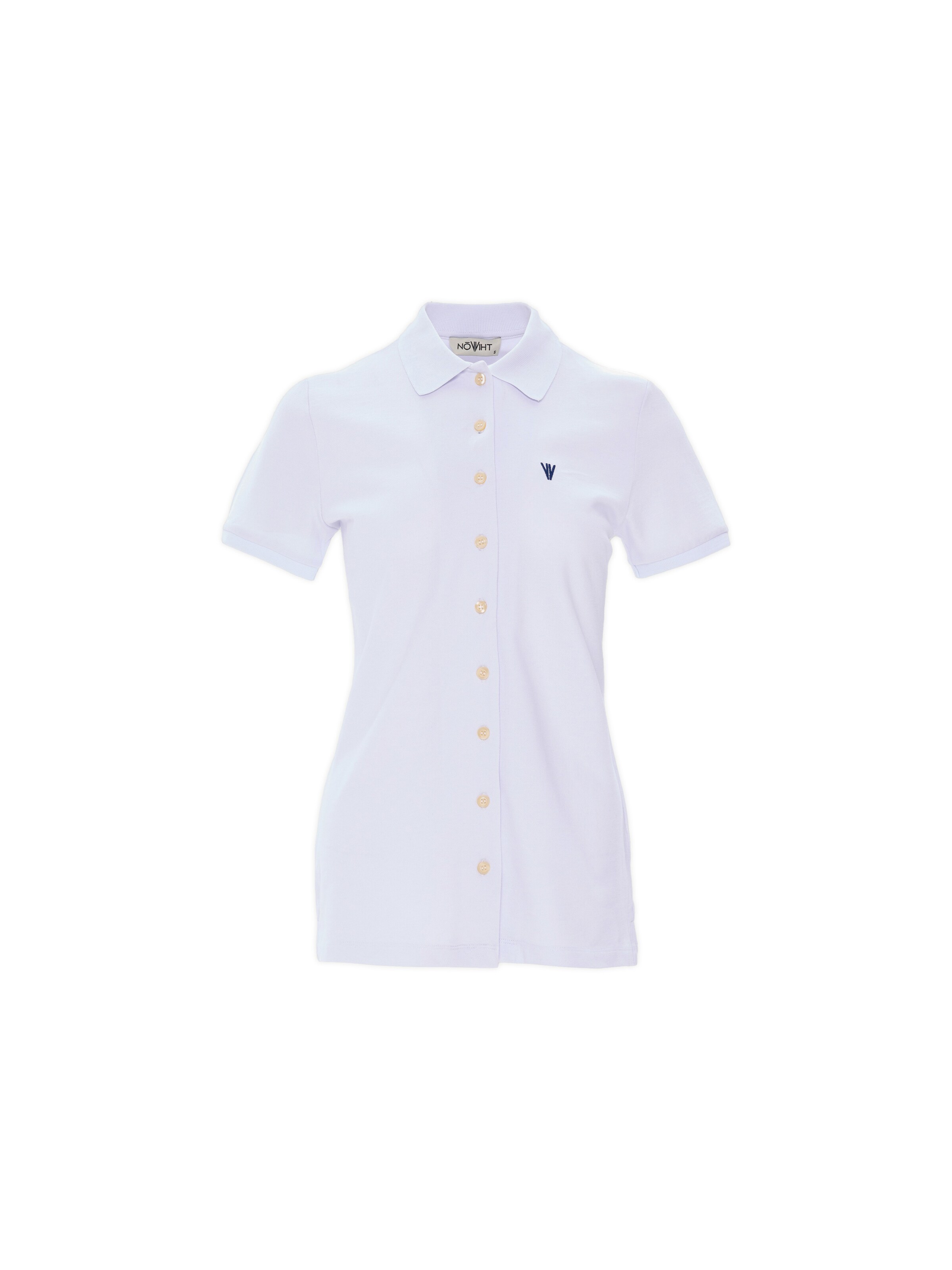 NOWIHT Blus 'Eugenie' i vit: framsida