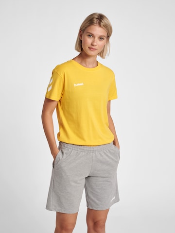Hummel - Camisa funcionais em amarelo: frente
