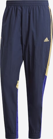 ADIDAS PERFORMANCE Regular Workout Pants in Blue: front