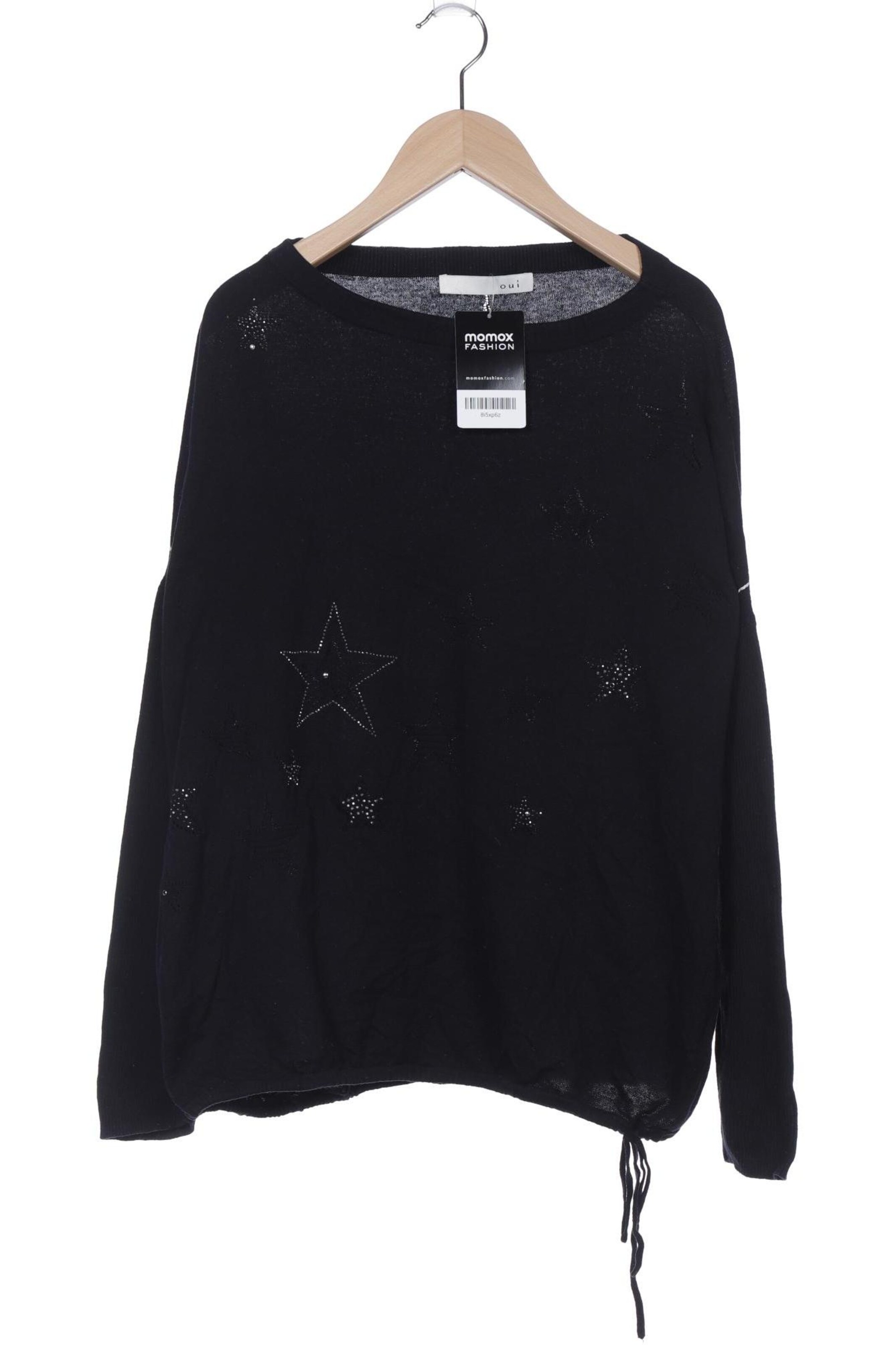 OUI Sweater & Cardigan in XL in Black: front